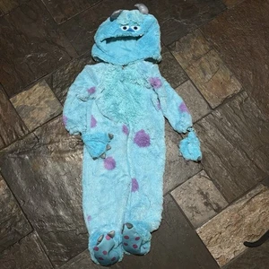 Monsters Inc Sully Blue Halloween Costume Kids Size 12-18 months Baby Sulley - Picture 1 of 17