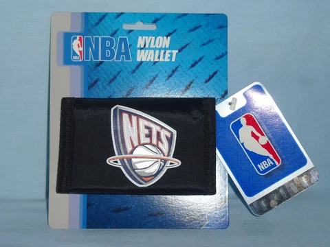 NEW JERSEY / Brooklyn  NETS   Nylon TriFold WALLET   by Rico   NIP Cover