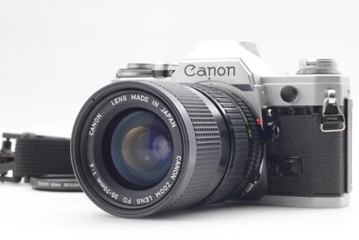 【EXC+5】 Canon AE-1 Silber Filmkamera Neues FD NFD Objektiv 35–70 mm f/4 aus JAPAN - Bild 1 von 4