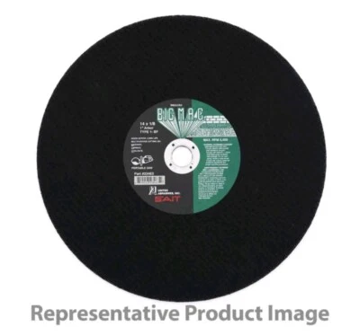 United Abrasives 23460 12X1/8X1 Roda de Corte de Serra de Concreto para Alvenaria 10 pk - Imagem 1 de 3