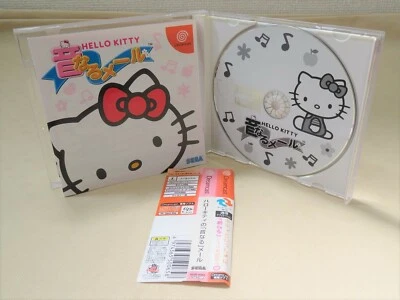 Sega Dreamcast Hello Kitty otonaru mail DC Japan video game tested working JP - Image 1 of 4