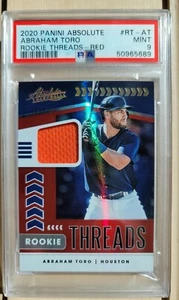 ๐ฅ2020 Panini Absolute Abraham Toro Rookie Threads-Red Numbered 69/99 PSA 9 Pop1 - Picture 1 of 3