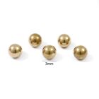 100pcs Smooth Surface Brass Balls Gold Mini Ball Bearing  Home Decoration