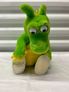 Vintage 1994 The Adventures of Dudley the Dragon 14" Plush -m