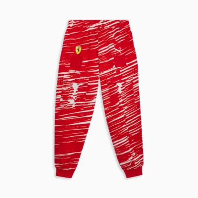 NUEVO Pantalones de chándal Puma x Joshua Vides SCUDERIA FERRARI para hombre S Racing estilo Zubaz Foto 1 de 4