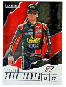 2017 Panini Fathers Day Racing FOIL #72 ERIK JONES #/499 NASCAR QTY AVAILABLE - Picture 1 of 6