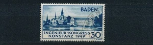 Frz. Zone Baden Ingenieur-Kongress 1949 Michel 46 I geprüft (S11118) - Bild 1 von 1