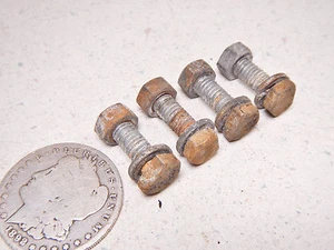 86 CUSHMAN 22HP LEFT/RIGHT REAR AXLE SHAFT SEAL PLATE MOUNTING BOLTS - Picture 1 of 3