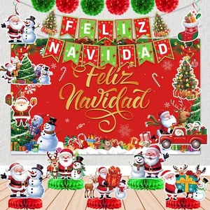 Feliz Navidad Decorazioni Feliz Navidad Sfondo Feliz Navidad Decorazione Natalizia - Foto 1 di 7
