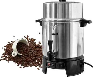 55 Cup Commercial Coffee Urn, Aluminum Hot Beverage Dispenser - Picture 1 of 3