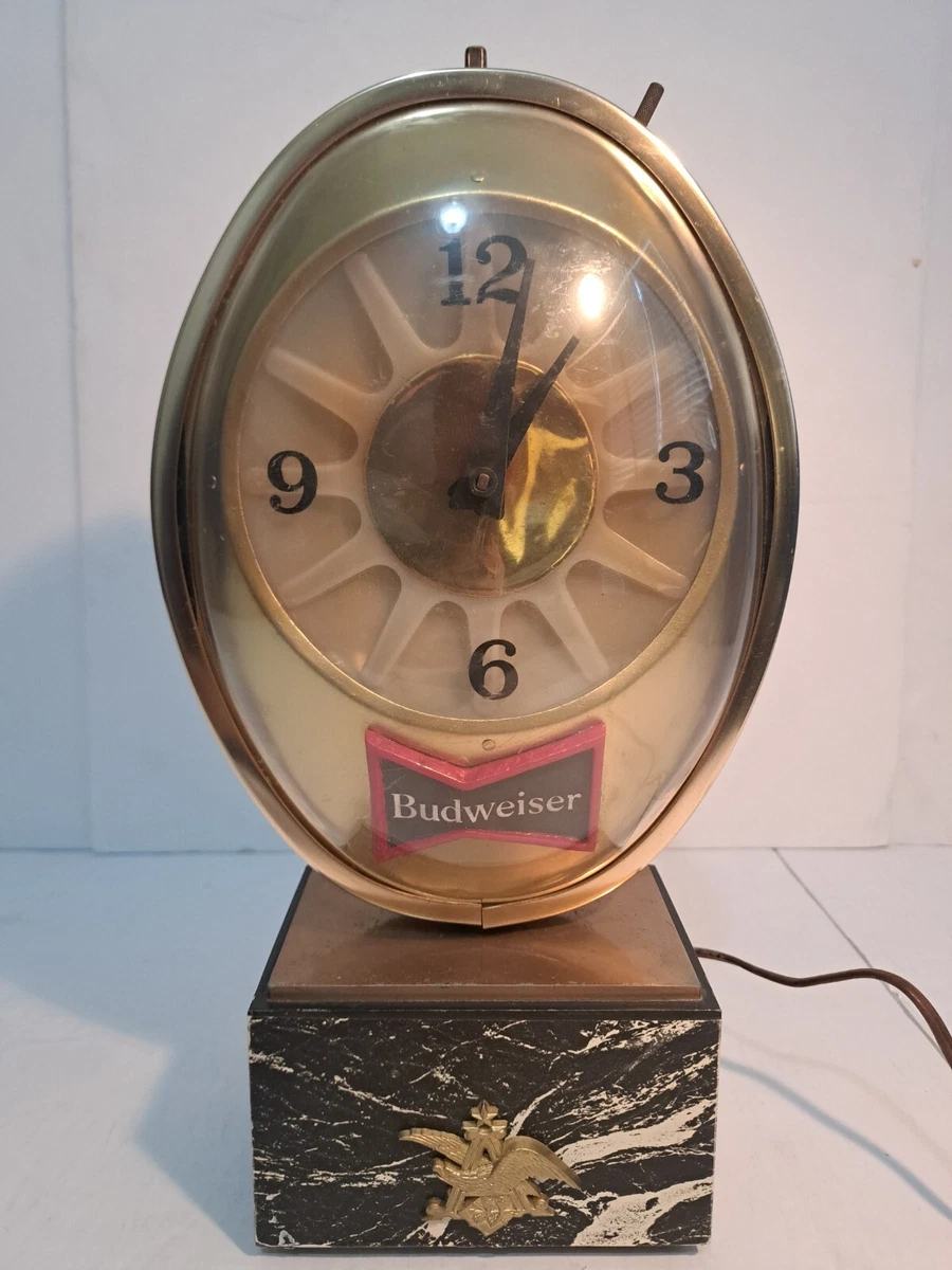 Budweiser Rotating In Collectible Breweriana Clocks for sale | eBay