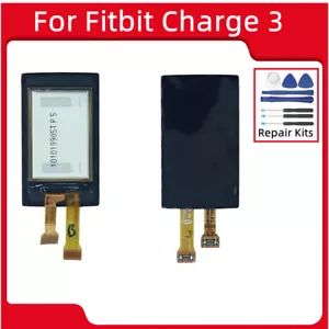 Conjunto digitalizador de pantalla LCD para reloj inteligente Fitbit Charge 3 con kit de herramientas - Imagen 1 de 5