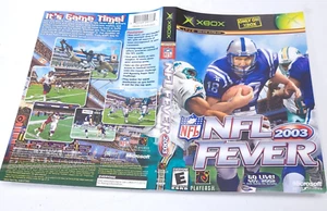 Xbox ~ NFL Fever 2003 solo copertina originale artwork - Foto 1 di 2