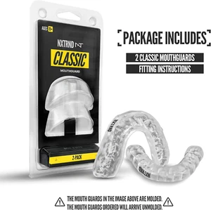 2 Pack Classic Mouth Guard for All Sports (Transparent) - Picture 1 of 12