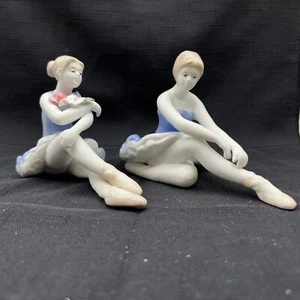 VINTAGE KALIQUE 2000 FINE PORCELAIN BALLERINAS. Two figurines. - Picture 1 of 8