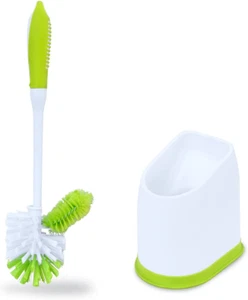 Toilet Bowl Cleaner Brush with Holder | Heavy Duty Cleaning Wand with under the - Picture 1 of 7