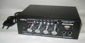 Karaoke Mini Stereo-Verstärker mit Bluetooth SD Bluetooth 2x Mikro MFA1250USB-RC - Bild 1 von 5