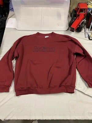 Vintage Benchmark By Franklin Mills Sweatshirt Men's Size XL Red Indiana Hoosier - Image 1 of 3