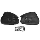 Waterproof Motorcycle Side Pouch Leather Hard Wearing Motorcycle Saddle Bag TDW