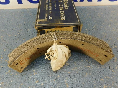 REVESTIMIENTOS ZAPATA FRENO 9" X 1-3/4" Consul A40 A55 TR3 TR4 Sunbeam Alpine Foto 1 de 4