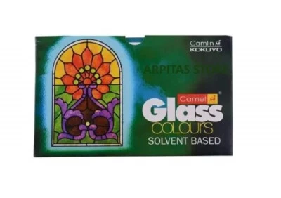 Color de vidrio Camlin 5 tonos con contorno negro y base disolvente (verde, 2... - Imagen 1 de 2