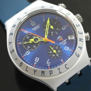 Vintage Swatch Irony Chrono Sydney 2000 Olympics Men's Watch Ultra Rare - Picture 1 of 22