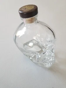 TAPPO ORIGINALE TESTA DI CRISTALLO VODKA CRANIO VUOTO TESCHIO DIMENSIONI 750ML - Foto 1 di 5