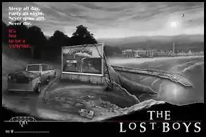 The Lost Boys Variant Print Poster Andrew Rowland Artist Proof S/N x/8 - Picture 1 of 1