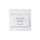 Push to Exit Button Release NO/NC/COM Door Switch Panel 86mmx86mm 36V 3A White