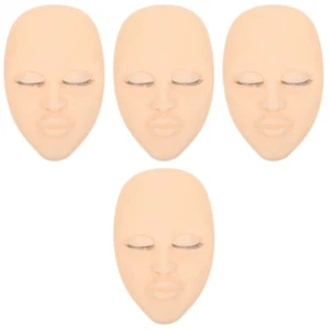 4 PCS Mannequin-Kopf-Modell Schaufensterpuppenkopf Mit Wimpern Shampoo Bausatz - Bild 1 von 12