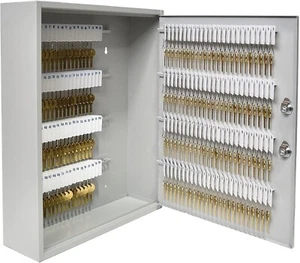 STEELMASTER 200 Key Cabinet | Dual Lock Control Key Box | Welded 22 Gauge Steel - Picture 1 of 7