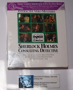 Sherlock Holmes Consulting Detective Adventure Spiel PC Macintosh Box Set Sealed! - Bild 1 von 10