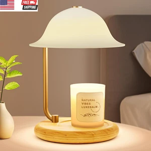 Candle Warmer Lamp with Dimmer & Timer, Electric Candle Lamp Warmer, Scented Can - Picture 1 of 8