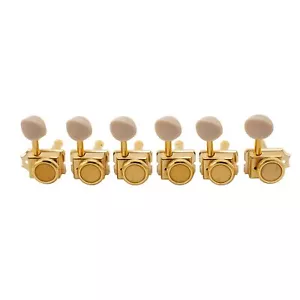 Musiclily Pro Gold 6 Inline Vintage Gitarrenverriegelung Tuning Peg Maschinenkopf 1+4+1 - Bild 1 von 8