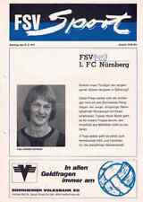 Fussball-Programmheft  77/78   2. Liga     FSV Frankfurt - 1. FC Nürnberg