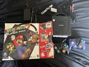 PLATINUM NINTENDO GAMECUBE MARIO KART DOUBLE DASH BONUS SET CIB COMPLETE IN BOX! - Picture 1 of 4