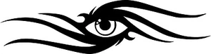 Tribal Eye Auto Außenspiegel Aufkleber x 2 Vinyl Sticker Decals Custom Laptop  - Bild 1 von 2
