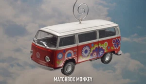 1978 Hippe Flower Volkswagen Type 2 Bus Van Custom Christmas Ornament Bay T2 T1 - Picture 1 of 37