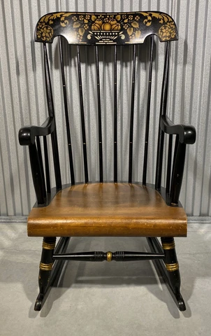 Vintage Nichols and Stone Rocking Chair **Beautiful** Cover