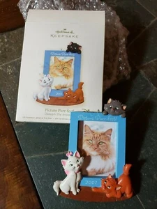 2007 Hallmark Ornament PICTURE PURR-FECT Disney's The Aristocats Photo Frame - Picture 1 of 7