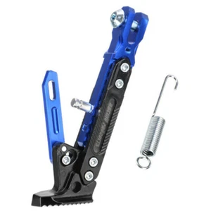 CNC Aluminum Motorcycle Adjustable Kickstand Foot Side Stand Support Universal - Picture 1 of 6