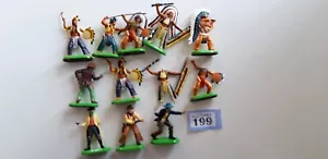Britains deetail acw wild west 7th cowboys indians 1970s 1:32 b1 - Picture 1 of 7
