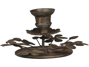 Kerzenständer mit Blättern - Chic Antique - Bild 1 von 2