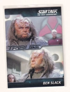 Star Trek Next Generation Series 2 Tribute Card T22 Ben Slack - K'Tal - Picture 1 of 2