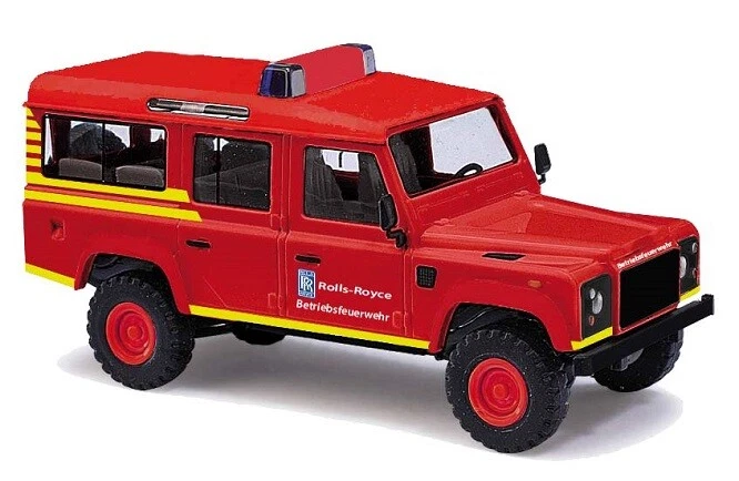 Busch 50327 - 1/87 - Land Rover Vigili Del Fuoco - Nuovo - Immagine 1 di 1