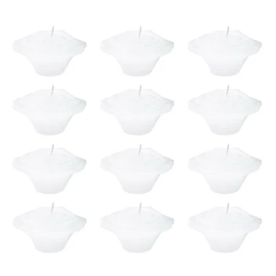 Mega velas - velas flotantes de 3" sin perfume - blancas, juego de 12 Foto 1 de 4