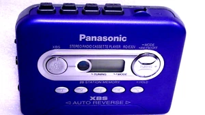 Restored VINTAGE PANASONIC WALKMAN CASSETTE PLAYER RQ-E30V,  Works very well - Picture 1 of 2