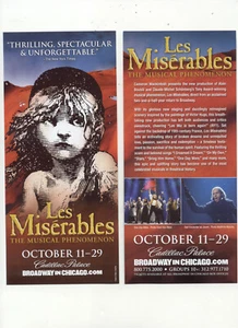 Les Miserables Chicago 2017 Advertising Flyer - Picture 1 of 1