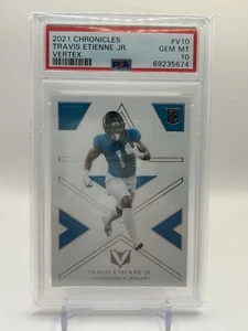 2021 Chronicles Vertex Travis Etienne Rookie Card #V-10 Jacksonville Jaguars - Bild 1 von 2