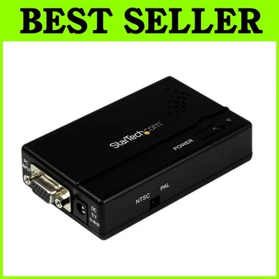 PC to TV Video Adapter - High Res VGA to S-Video Converter - Image 1 of 4